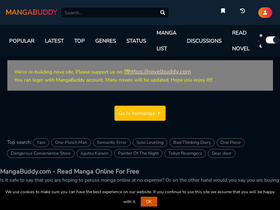 'mangabuddy.com' screenshot