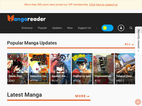 'mangareader.site' screenshot
