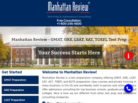 'manhattanreview.com' screenshot