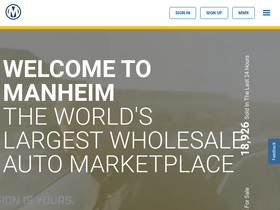 'manheim.com' screenshot