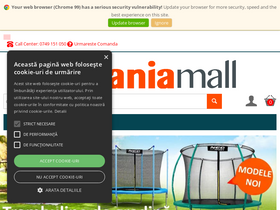 'maniamall.ro' screenshot