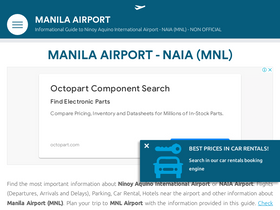 'manila-airport.net' screenshot