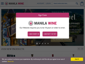 'manila-wine.com' screenshot