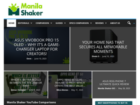 'manilashaker.com' screenshot