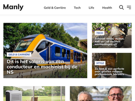 'manly.nl' screenshot