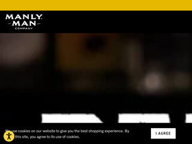 'manlymanco.com' screenshot