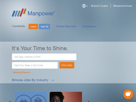 'manpower.com' screenshot