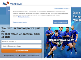 'manpower.fr' screenshot