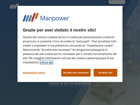 'manpower.it' screenshot