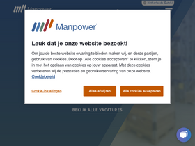 'manpower.nl' screenshot