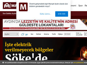 'mansetaydin.com' screenshot