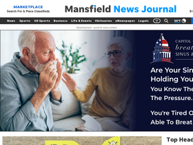 'mansfieldnewsjournal.com' screenshot