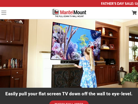 'mantelmount.com' screenshot