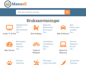 'manuall.se' screenshot