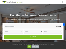 'manufacturedhomes.com' screenshot