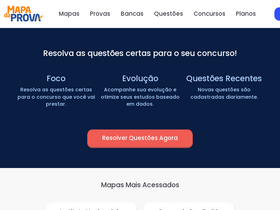 'mapadaprova.com.br' screenshot