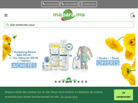 'mapara.ma' screenshot