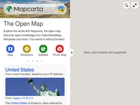 'mapcarta.com' screenshot