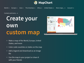 'mapchart.net' screenshot