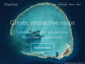 'maphub.net' screenshot