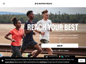 'mapmywalk.com' screenshot