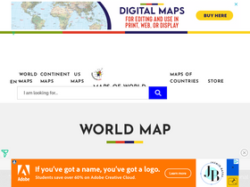 'mapsofworld.com' screenshot
