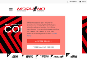 'maquinamotors.com' screenshot