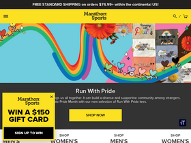 'marathonsports.com' screenshot
