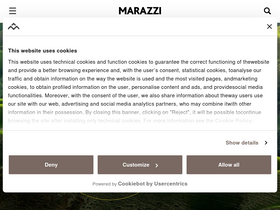 'marazzi.it' screenshot