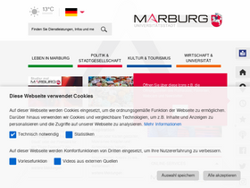 'marburg.de' screenshot
