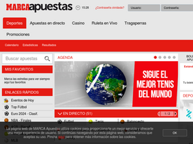 'marcaapuestas.es' screenshot