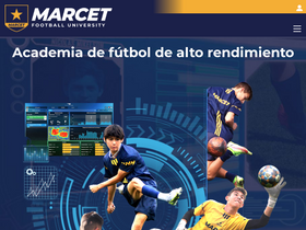 'marcetfootball.com' screenshot