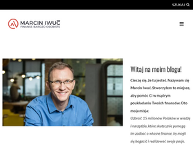 'marciniwuc.com' screenshot