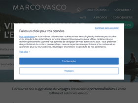 'marcovasco.fr' screenshot