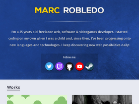 'marcrobledo.com' screenshot