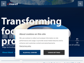 'marel.com' screenshot