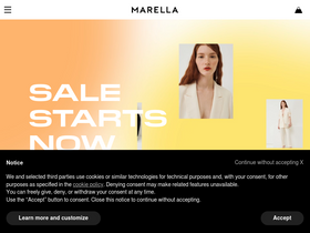 'marella.com' screenshot