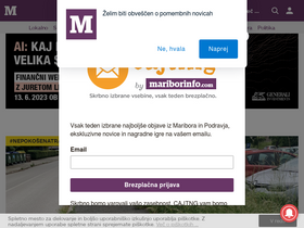 'mariborinfo.com' screenshot