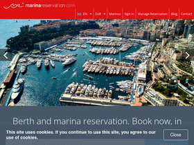 'marinareservation.com' screenshot