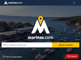 'marinas.com' screenshot
