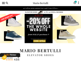 'mariobertulli.com' screenshot
