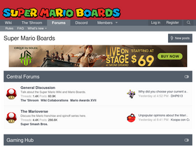 'marioboards.com' screenshot