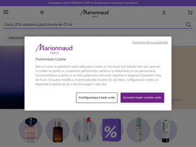 'marionnaud.ro' screenshot