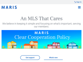'marismls.com' screenshot
