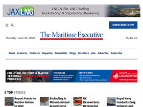 'maritime-executive.com' screenshot