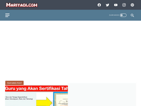 'mariyadi.com' screenshot