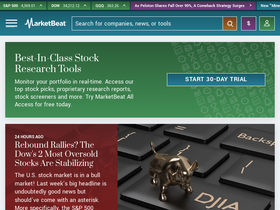 'marketbeat.com' screenshot