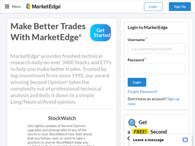 'marketedge.com' screenshot