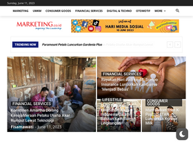 'marketing.co.id' screenshot