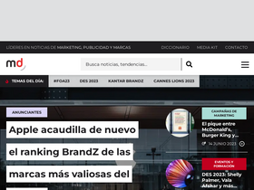 'marketingdirecto.com' screenshot